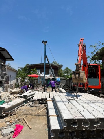 บริการตอกเสาเข็มไมโครไพล์