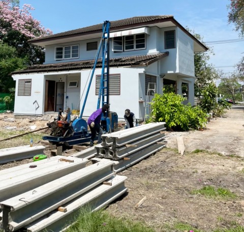 รับเหมาตอกเสาเข็มไมโครไพล์